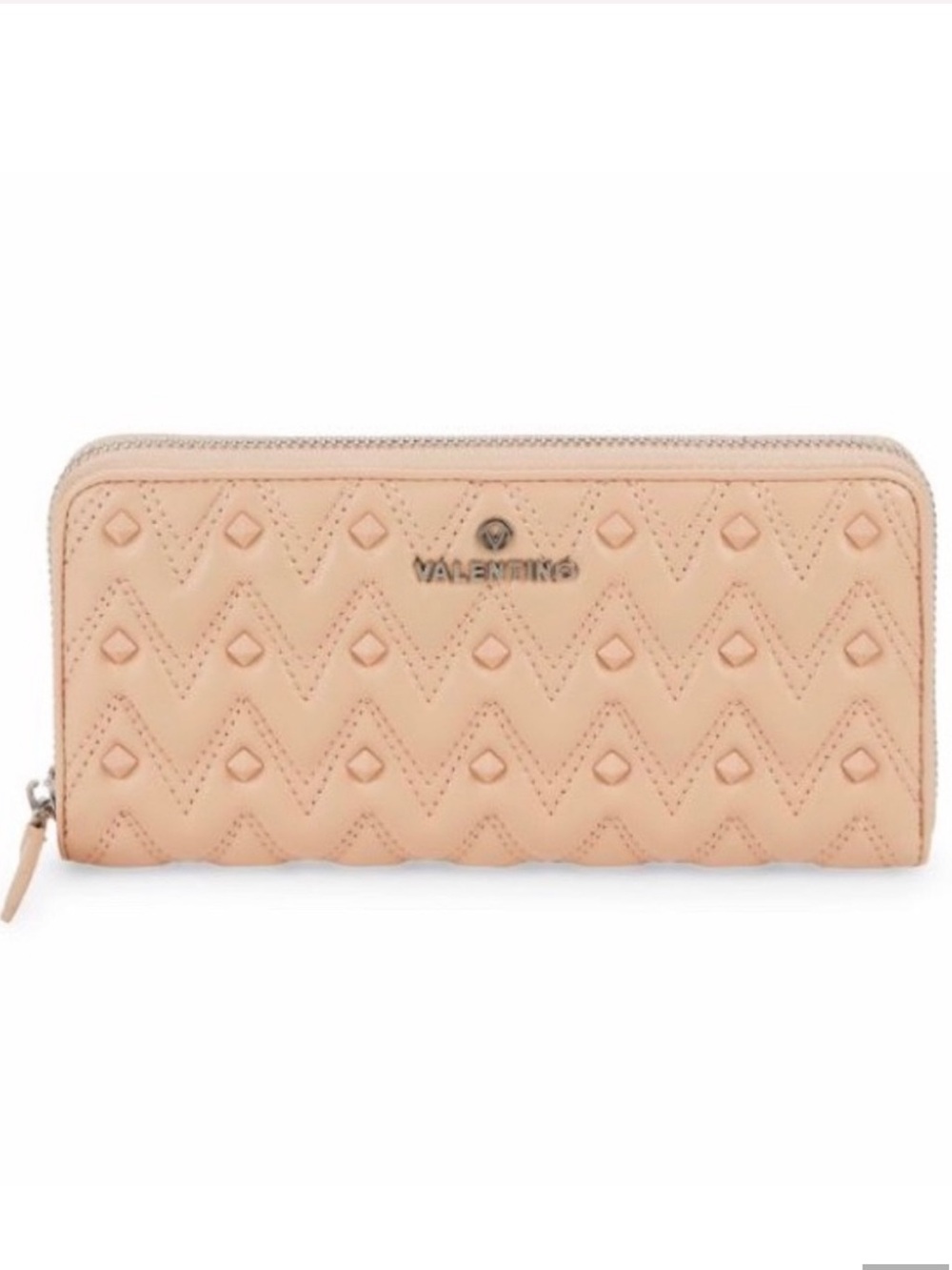 Mario Valentino Leonardo Cream Studded Wallet